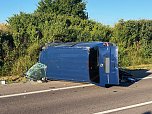 Schwerer Unfall auf der A38 (Foto: S. Dietzel)