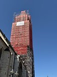 Einger&uuml;steter Kirchturm in Bad Langensalza  (Foto: oas)