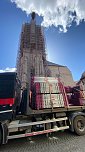 Einger&uuml;steter Kirchturm in Bad Langensalza  (Foto: Eva Maria Wiegand)