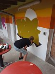 Graffitiprojekt im JuST in Sondershausen (Foto: Kreisjugendring Kyffh&auml;userkreis)