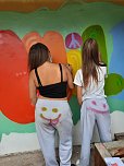 Graffitiprojekt im JuST in Sondershausen (Foto: Kreisjugendring Kyffh&auml;userkreis)