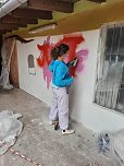 Graffitiprojekt im JuST in Sondershausen (Foto: Kreisjugendring Kyffh&auml;userkreis)