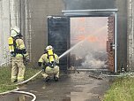 Brand in der Schie&szlig;anlage (Foto: S.Dietzel)