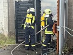 Brand in der Schie&szlig;anlage (Foto: S.Dietzel)