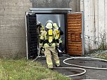 Brand in der Schie&szlig;anlage (Foto: S.Dietzel)