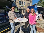 Polizei zum Anfassen und Kaffee auf dem Nordh&auml;user Marktplatz (Foto: C.Wilhelm)
