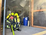 Brand bei Heringen (Foto: Feuerwehr/ Silvio Dietzel)