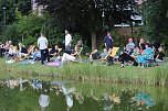 Tolle Stimmung im Rosengarten Bad Langensalza mit Reggae-Kl&auml;ngen (Foto: Eva Maria Wiegand)