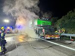 LKW-Brand auf der A38 (Foto: S.Dietzel/ Feuerwehr)