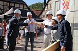 Richtfest an der neuen Ilfelder Grundschule (Foto: ykh)