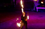 Spektakul&auml;re Feuershow von "EVENTPUPPETS" beim Mittelalterstadtfest in Bad Langensalza (Foto: Eva Maria Wiegand)