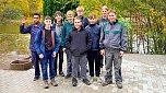 Arbeitseinsatz am Gondelteich (Foto: Gemeinde Harztor)