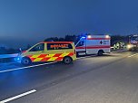 Schwerer Unfall auf der A38 (Foto: S. Dietzel)