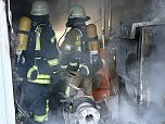 Werkstattbrand (Foto: S.Dietzel)