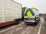 Kontrolle am Rastplatz Kesselberg (Foto: S. Dietzel)