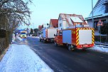 Feuerwehreinsatz in der Freiheitsstra&szlig;e in Krimderode (Foto: S. Dietzel)