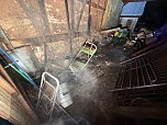 Einsatz bei eisigen Temperaturen (Foto: S. Dietzel) Einsatz bei eisigen Temperaturen (Foto: S. Dietzel)