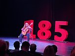 185 Jahre Kreissparkasse Nordhausen dominierten den Jahresempfang am Donnerstagabend im Theater. (Foto: ssc)