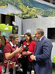 Der Tourismusverband S&uuml;dharz-Kyffh&auml;user auf der gr&uuml;nen Woche.  (Foto: Andrea Hellmann)