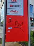 "Kunstwerke" der modernen Wacker-Fankultur (Foto: privat)
