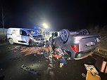 Unfall auf der B4 bei Sondershausen (Foto: Silvio Dietzel)
