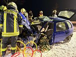 Bei dem Unfall auf der B94 wurden zwei Menschen verletzt. (Foto: Silvio Dietzel) Bei dem Unfall auf der B94 wurden zwei Menschen verletzt. (Foto: Silvio Dietzel)