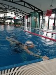 Vier Stunden Schwimmen im Badehaus f&uuml;r den guten Zweck (Foto: SVN 90)