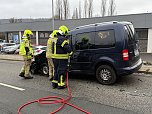 Unfall in Sondershausen.  (Foto: Silvio Dietzel)
