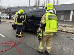 Unfall in Sondershausen.  (Foto: Silvio Dietzel)