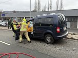 Unfall in Sondershausen.  (Foto: Silvio Dietzel)