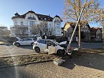 Zu einem folgenschweren Unfall kam es am Mittwoch in Sondershausen. (Foto: Silvio Dietzel)