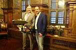 Ehrung verdienter Stadtr&auml;te im Ratssaal im Historischen Rathaus in M&uuml;hlhausen  (Foto: Eva Maria Wiegand)