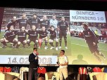 Langensalzas gr&ouml;&szlig;ter Fu&szlig;baller im Interview: Marco Engelhardt mit Benno Harbauer (Foto: oas)