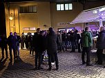 Preu&szlig;en-Gedr&auml;nge vor dem Burgtheater am vergangenen Samstag (Foto: oas)
