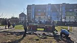 Arbeitseinsatz im Bleichpark (Foto: Michael Messing)