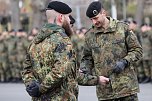 Verabschiedungsappell von Major Baumbach (Aufkl&auml;rungsbataillons 13 - Standort Gotha) auf dem Jahnplatz in Bad Langensalza (Foto: Eva Maria Wiegand)