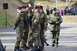Verabschiedungsappell von Major Baumbach (Aufkl&auml;rungsbataillons 13 - Standort Gotha) auf dem Jahnplatz in Bad Langensalza (Foto: Eva Maria Wiegand)