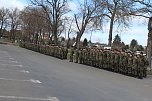 Verabschiedungsappell von Major Baumbach (Aufkl&auml;rungsbataillons 13 - Standort Gotha) auf dem Jahnplatz in Bad Langensalza (Foto: Eva Maria Wiegand)