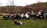 Osterfeuer am Stausee in Kelbra (Foto: Ulrich Reinboth)