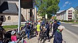 Die 3. "Kidical Mass" Fahrraddemo rollte heute durch Nordhausen (Foto: agl)