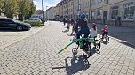 Die 3. "Kidical Mass" Fahrraddemo rollte heute durch Nordhausen (Foto: agl)