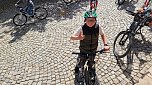 Die 3. "Kidical Mass" Fahrraddemo rollte heute durch Nordhausen (Foto: agl)