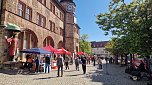 Arbeiterkampftag auf dem Nordh&auml;user Rathausplatz (Foto: agl)
