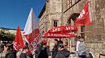 Arbeiterkampftag auf dem Nordh&auml;user Rathausplatz (Foto: agl)