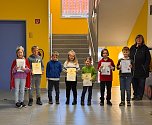 Die besten Vorleser der Grundschule in Werther. (Foto: Marietta Schr&ouml;ter)