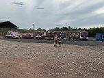 Die Feuerwehr musste am Montagabend in Nordhausen zu einem Brand einer leerstehenden Halle ausrücken. (Foto: Silvio Dietzel) Die Feuerwehr musste am Montagabend in Nordhausen zu einem Brand einer leerstehenden Halle ausrücken. (Foto: Silvio Dietzel)