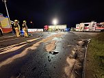 Ein spektakulärer Unfall ereignete sich Donnerstagabend bei Nordhausen. (Foto: Silvio Dietzel) Ein spektakulärer Unfall ereignete sich Donnerstagabend bei Nordhausen. (Foto: Silvio Dietzel)
