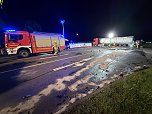 Ein spektakulärer Unfall ereignete sich Donnerstagabend bei Nordhausen. (Foto: Silvio Dietzel) Ein spektakulärer Unfall ereignete sich Donnerstagabend bei Nordhausen. (Foto: Silvio Dietzel)