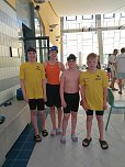Die Nordh&auml;user Nachwuchschwimmer schlugen sich gut in Erfurt.  (Foto: Katrin Berndt)