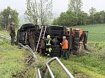 Verkehrsunfall auf der Landstra&szlig;e zwischen Bad Frankenhausen und Sondershausen (Foto: S. Dietzel)